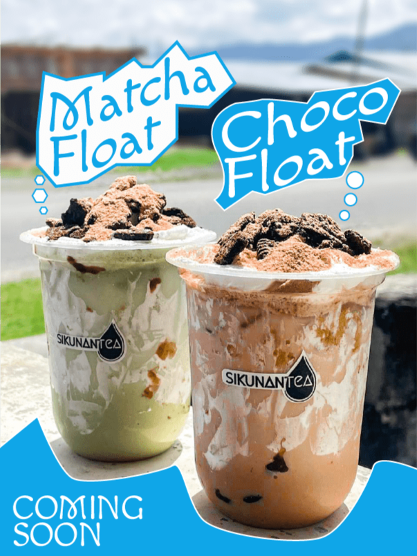 Rich Matcha Float dan Rich Choco Float